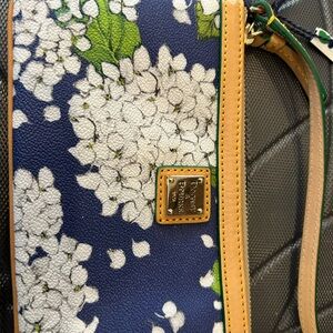 Dooney & Bourke Blue and Yellow Floral Clutch
